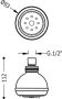 Tres Hoofddouche Plus | 9 cm | Rond | Chroom - Thumbnail 2