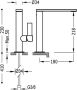 Tres Wastafelkraan Project | Opbouw | Draaibare uitloop | Mengkraan | Hoog model | 1-hendel | Rond | Zwart mat - Thumbnail 2