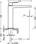 Tres Wastafelkraan Project | Opbouw | Mengkraan | Hoog model | 1-hendel | Rond | RVS look - Thumbnail 2