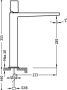 Tres Wastafelkraan Project | Opbouw | Mengkraan | Hoog model | 1-knop | Rond | RVS look - Thumbnail 2