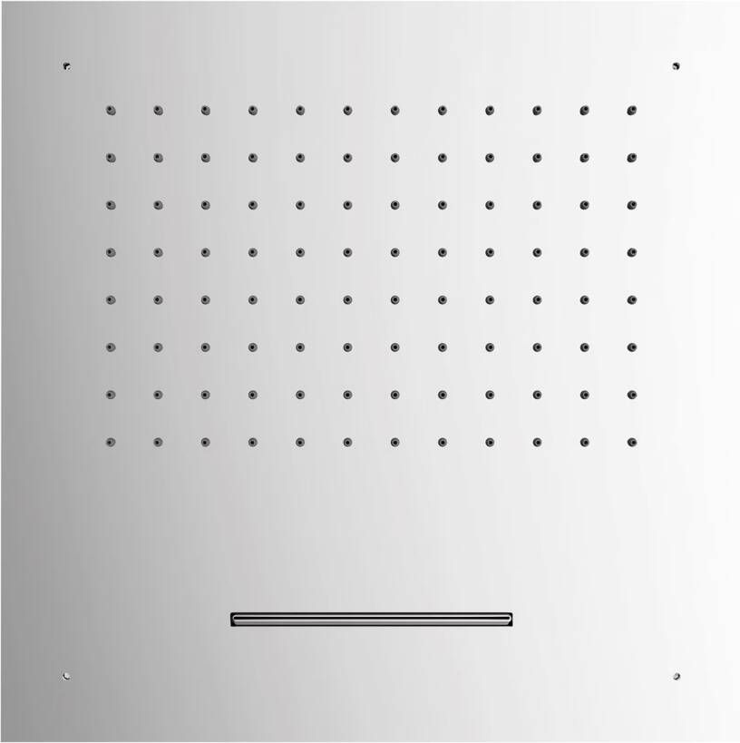 Tres Regendouche set Block System | Inbouw | Thermostaatkraan | 3-weg | Vierkant | Chroom