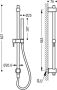 Tres Selection glijstang set 57 cm rond chroom - Thumbnail 2