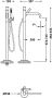 Tres Vrijstaande badkraan Study Exclusive | Hoogte uitloop 67.4 cm | Draaibare uitloop | Mengkraan | Rond | 24k Goud glans - Thumbnail 2