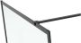 Van Rijn Products Van Rijn ST04 inloopdouche 120x200 cm helder glas omkaderd profiel zwart stabilisatiestang - Thumbnail 2