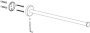 Wiesbaden Handdoek rek Alonzo | Wandmontage | 5.5 cm | Enkel | Messing geborsteld - Thumbnail 4