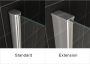 Wiesbaden Verbredingsprofiel voor Douchewand Aluminium 3x200cm - Thumbnail 7