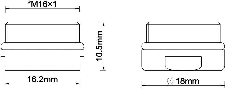 Wiesbaden Amador perlator rond chroom