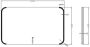 Wiesbaden Badkamerspiegel Bracket | 120x60 cm | Rechthoekig | Directe en indirecte LED verlichting | Touch button | Met verwarming - Thumbnail 6