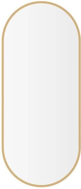 Wiesbaden Badkamerspiegel Renk | 30x70 cm | Ovaal | Geborsteld messing