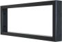 Wiesbaden Bracket ophangbeugel plankdrager vierkant 40x14 cm zwart mat - Thumbnail 2