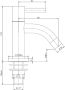 Wiesbaden Fonteinkraan Cadans | Opbouw | Koudwater kraan | Standaard model | Rond | Chroom - Thumbnail 5