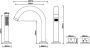 Wiesbaden Afbouwdeel badrandkraan Caral | Thermostaatkraan | Excl.Inbouwdeel | 2-weg | Rond | Geborsteld messing - Thumbnail 2