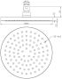 Wiesbaden Hoofddouche UniMatch Caral | 20 cm | Rond | Zwart mat - Thumbnail 3