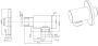 GROHE Relexa wandaansluitbocht met wanddouchehouder buitendraad 1 2" lengte 84m rozet 70mm chroom - Thumbnail 4