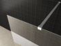 Wiesbaden Partly inloopdouche 160 cm 8 mm nano coating met gesatineerde band muurprofiel en stabilisatiestang chroom - Thumbnail 4