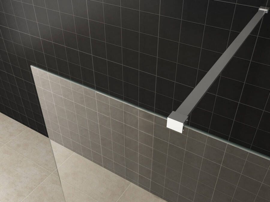 Wiesbaden Comfort inloopdouche helder glas 130x200 cm
