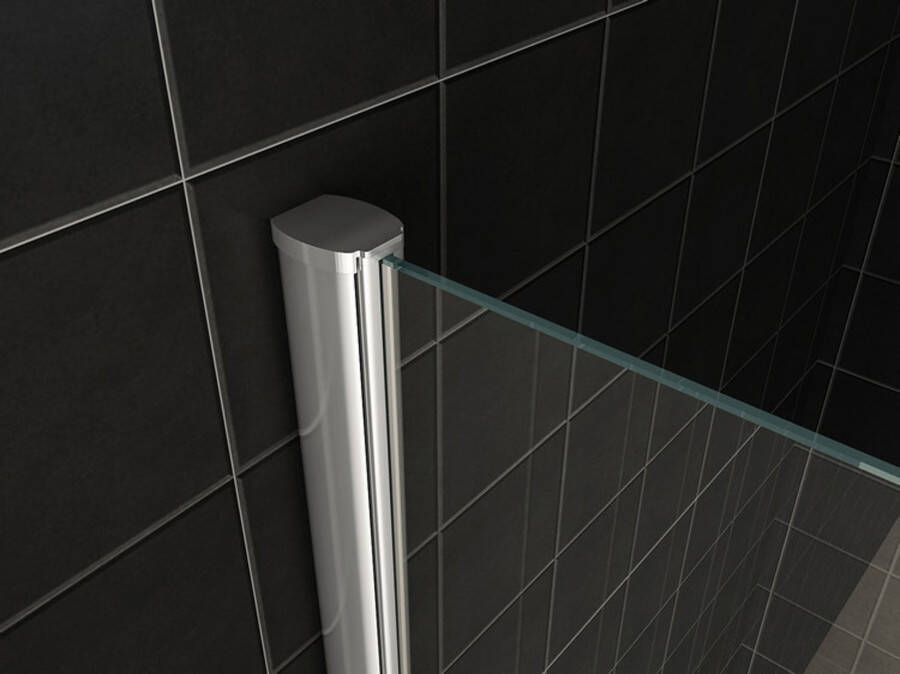 Wiesbaden Comfort inloopdouche helder glas 130x200 cm