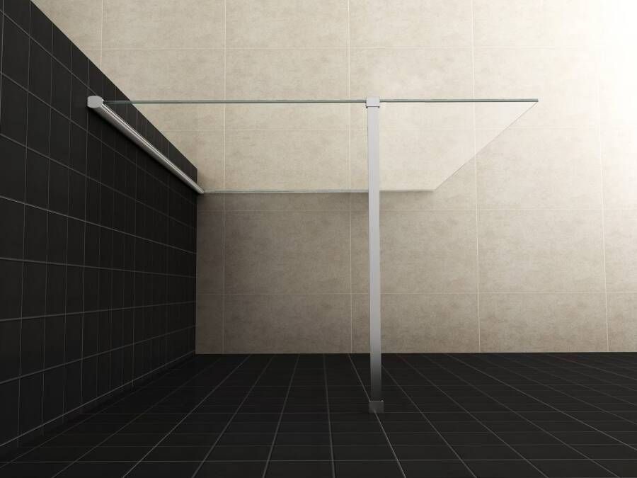 Wiesbaden Comfort inloopdouche helder glas 160x200 cm