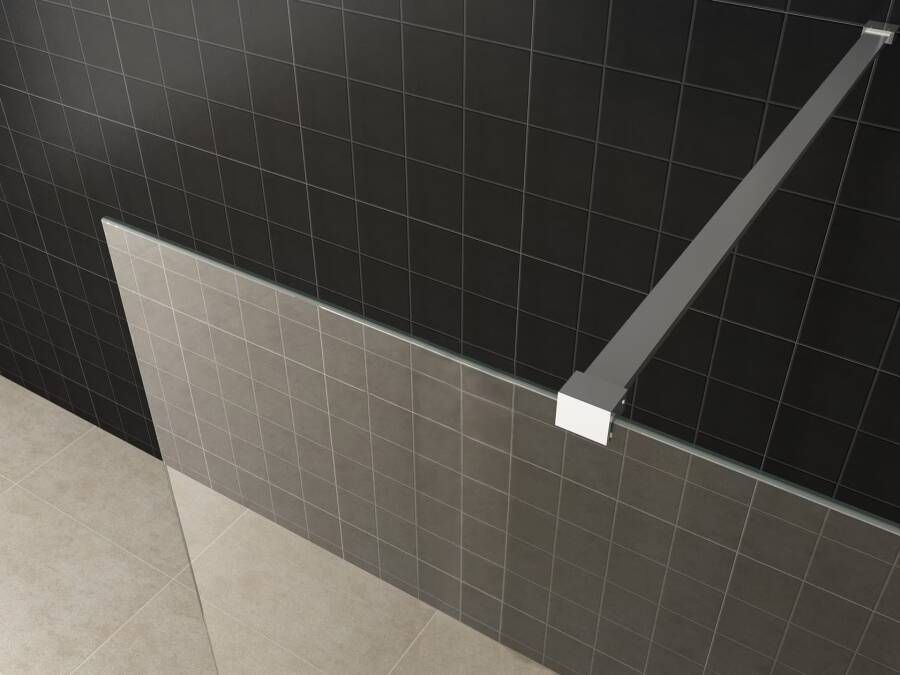 Wiesbaden Comfort inloopdouche helder glas 160x200 cm