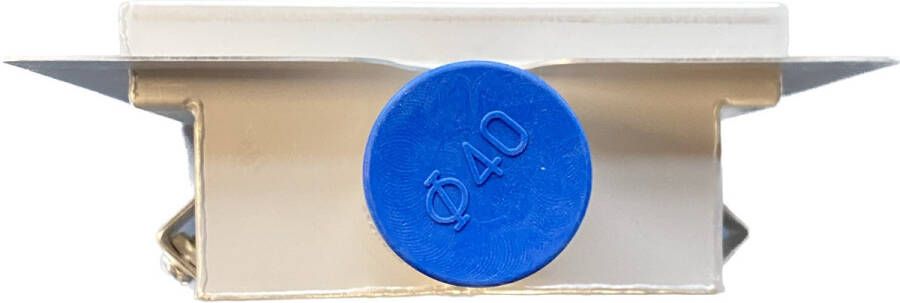 Wiesbaden doucheput met flens en zijafvoer 15 x 15 cm RVS