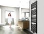 Wiesbaden Radiator Elara 118 5x45 cm Midden-Onder Aansluiting Mat Zwart (538 Watt) - Thumbnail 9