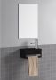 Wiesbaden Fontein Solid | 36x20x16 cm | Solid Surface | Rechts montage | 1 kraangat | Rechthoek | Zwart mat - Thumbnail 4
