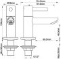 Wiesbaden Fonteinkraan Amador | Opbouw | Koudwater kraan | Standaard model | 1-hendel | Rond | Geborsteld brons koper - Thumbnail 2