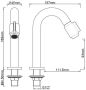 Wiesbaden Fonteinkraan Victoria | Opbouw | Koudwater kraan | Standaard model | 1-knop | Rond | Geborsteld brons koper - Thumbnail 2