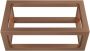 Wiesbaden Frame voor fontein Nick | Wandmontage | 39.5x15x21.5 cm | Vierkant | Geborsteld brons koper - Thumbnail 2