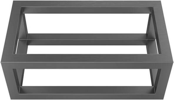 Wiesbaden Frame voor fontein Nick | Wandmontage | 39.5x15x21.5 cm | Vierkant | Gunmetal