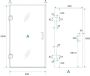 Wiesbaden Glas voor nisdeur Less | 70x200x0.8 cm | Nano-coating | Vintage brons glas - Thumbnail 2