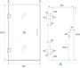 Wiesbaden Glas voor nisdeur Less | 80x200x0.8 cm | Nano-coating | Vintage brons glas - Thumbnail 2