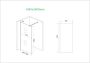 Wiesbaden Glasplaat Slim | 100x200 cm | Nano | Vintage bronsglas - Thumbnail 2