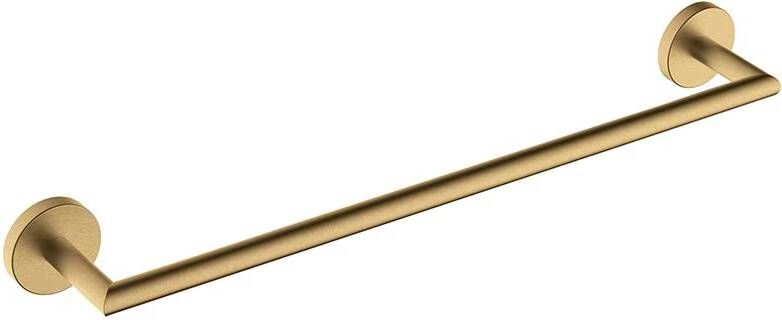 Wiesbaden Handdoek rek Alonzo | Wandmontage | 66.5 cm | Enkel | Messing geborsteld
