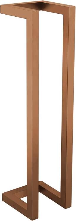 Wiesbaden Handdoek rek Loft | 50 cm | Wandmontage | Staal | Vierkant | Geborsteld brons koper