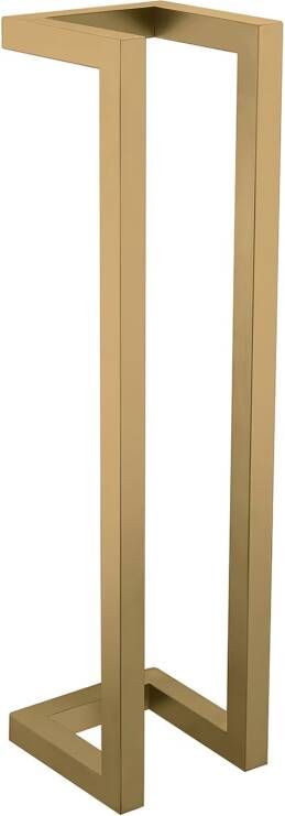 Wiesbaden Handdoek rek Loft | 50 cm | Wandmontage | Staal | Vierkant | Geborsteld messing