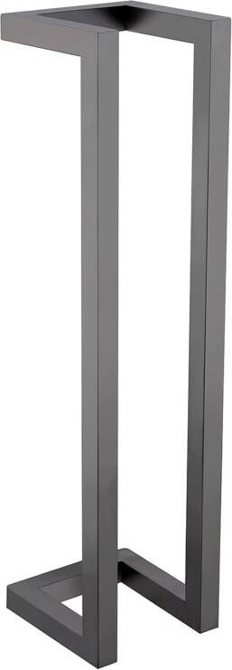 Wiesbaden Handdoek rek Loft | 50 cm | Wandmontage | Staal | Vierkant | Gunmetal