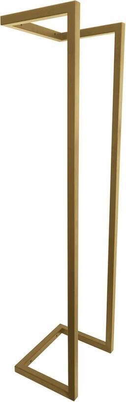 Wiesbaden Handdoek rek Loft | Wandmontage | 95 cm | Geborsteld messing