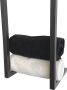 Wiesbaden Handdoek rek Loft | Wandmontage | 95 cm | Gunmetal - Thumbnail 2