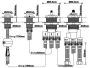 Wiesbaden Caral 4-gats thermostatische badrandcombinatie geborsteld staal - Thumbnail 3