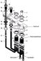 Wiesbaden Caral 4-gats thermostatische badrandcombinatie geborsteld staal - Thumbnail 4