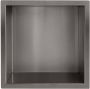 Wiesbaden Wandnis Demis | Inbouw | 30x30x10 cm | 1 vak | Gunmetal PVD - Thumbnail 2
