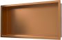 Wiesbaden Wandnis Demis | Inbouw | 30x60x10 cm | 1 vak | Geborsteld brons koper PVD - Thumbnail 2