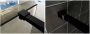 Wiesbaden Inloopdouche Less | 100x200 cm | Rechts | Spiegelrook- naar helderglas | Mat zwart beslag - Thumbnail 4