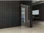 Wiesbaden Inloopdouche Less | 100x200 cm | Rechts | Spiegelrook- naar helder glas | Geborsteld staal beslag - Thumbnail 3