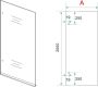 Wiesbaden Inloopdouche Less | 120x200 cm | Nano-coating | Incl.Stabilisatiestang | Helder glas | Gunmetal beslag - Thumbnail 2
