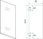 Wiesbaden Inloopdouche Less | 70x200 cm | Nano-coating | Incl.Stabilisatiestang | Helder glas | Gunmetal beslag - Thumbnail 2