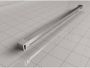 Wiesbaden Inloopdouche Less | 90x200x0.8 cm | Spiegelrook- naar helderglas | Geborsteld staal beslag - Thumbnail 2