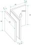 Wiesbaden Less glas koppelingen set voor inloopdouche geborsteld brons koper - Thumbnail 2