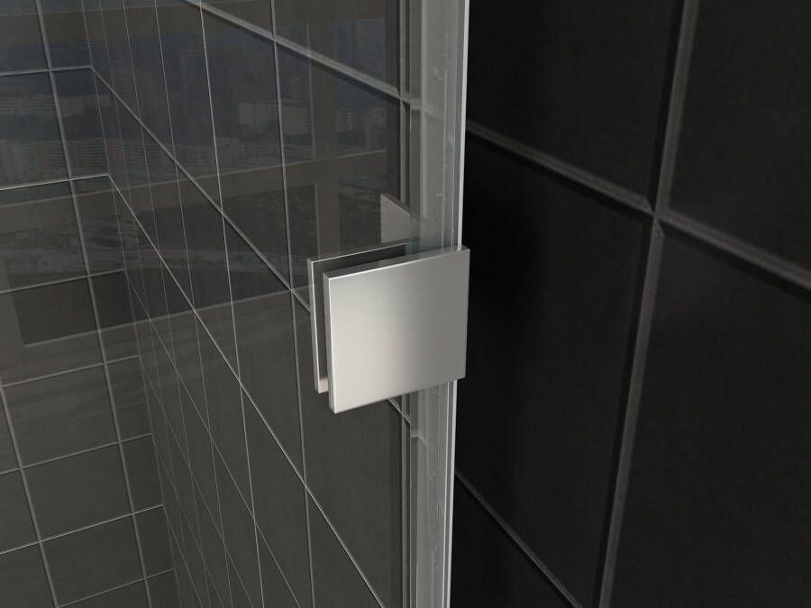 Wiesbaden Less inloopdouche profielloos helder glas 60x200 cm